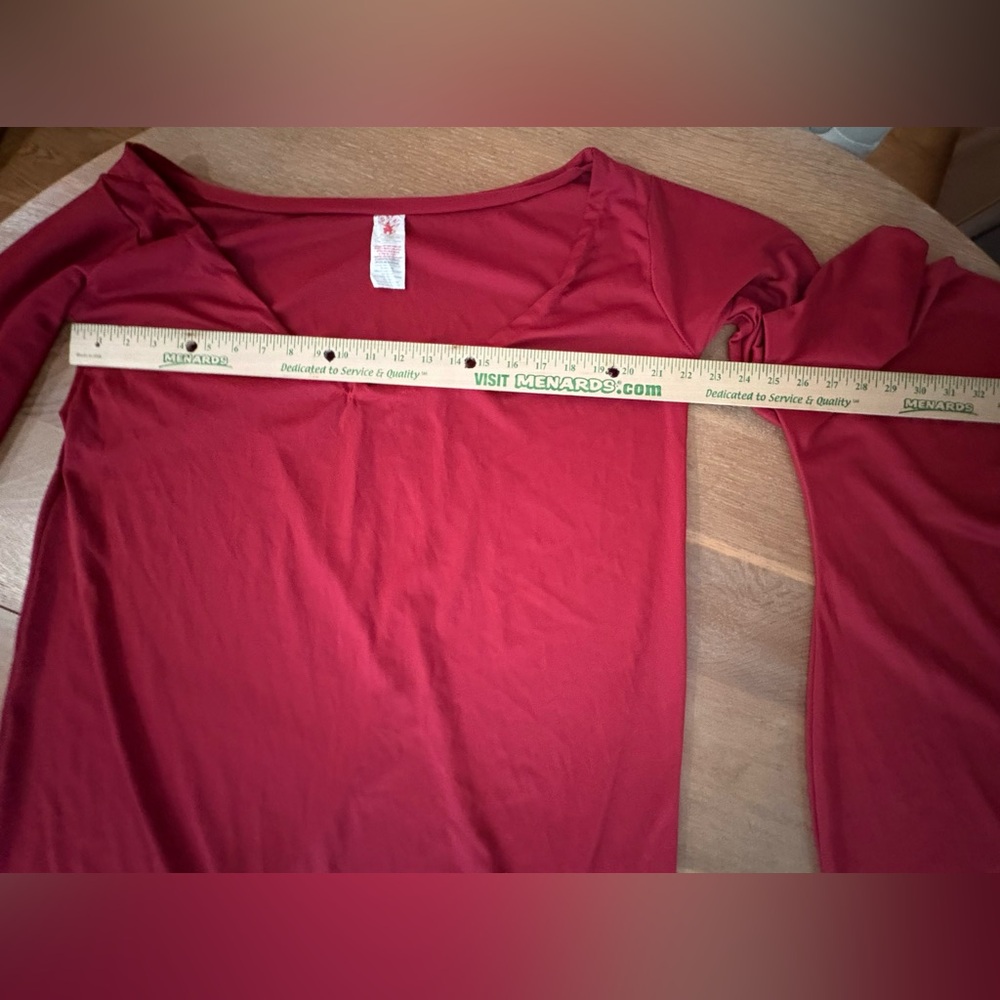 Halloween Women’s 90’s Large Red Long Sleeve Costume - Picture 7 of 8